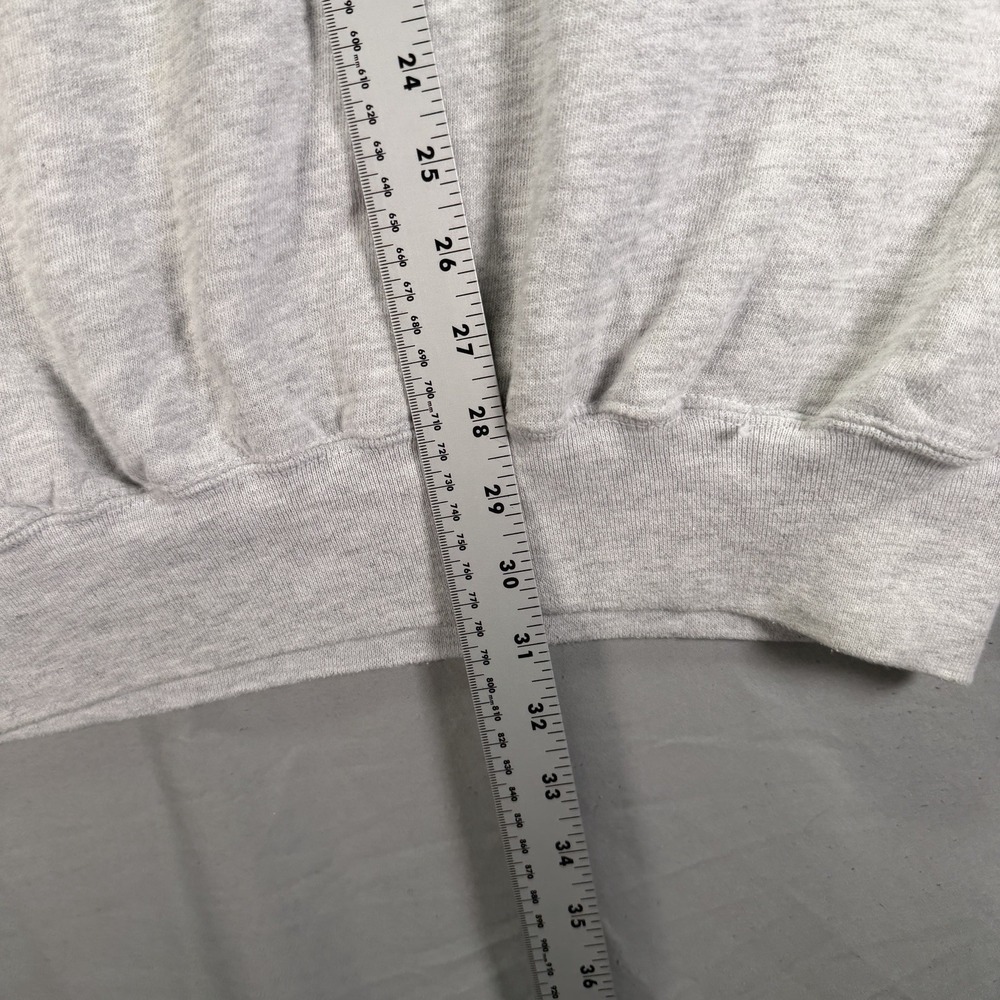Vintage Russell Athletic Sweatshirt Mens 4XL Gray Crewneck Fleece Distressed 90s - Picture 8 of 9